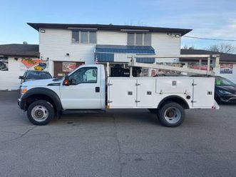 ★★★ 2014 ford f-550 service body truck 4x4 / low miles! ★★★