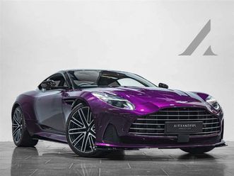 aston martin db12 4.0 v8 | 21 | ceramics | bowers & wilkins | black pack | heated wheel | 16-way | ventilation | storm purple