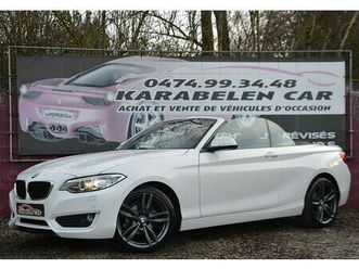 bmw série 2 218 218d luxury cab boite aut nav sens av/ar 34.117km