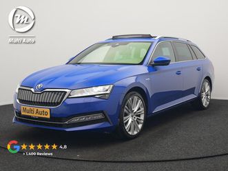 skoda superb combi - 1.4 tsi iv laurin & klemet plug in hybrid 218pk dealer o.h. phev | trekhaak af fabriek | p