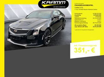 cadillac ats v 3.6l v6 rwd recaro+kamera+carbon