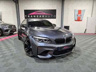 bmw m2 coupe f87 lci 370 ch m dkg7 / origine france / etat exceptionnel / entretien complet / car vertical ras / garantie 12 mois