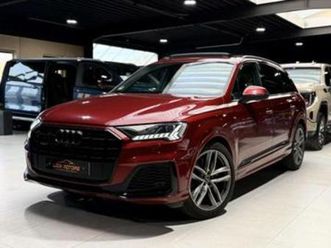 ② audi q7 55 tfsi quattro 340cv s line 7 place airmatic pano — audi — 2ememain