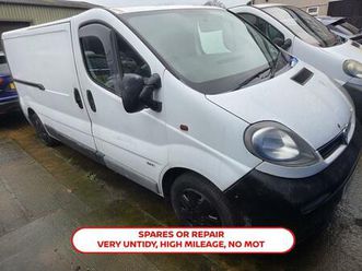 2006 vauxhall vivaro 1.9cdti (100ps) van 2.9t panel van diesel manual