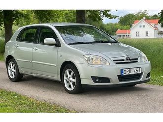 toyota corolla verso corolla 1.6 vvt-i euro 4. svensksåld, rostfri, m b s