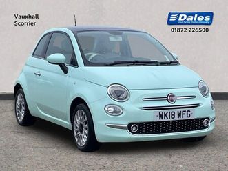 2018 (18) fiat 500 lounge 3 door