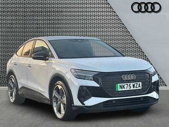 audi q4 sportback e-tron black edition 45