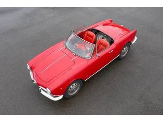 1961 alfa romeo giulietta spider 5-speed