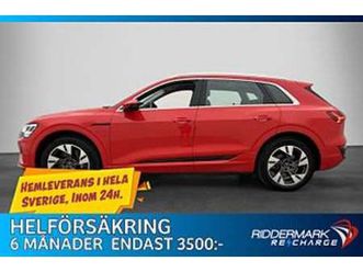 audi q8 e-tron 340hk q luftfjädring dragkrok cockpit moms