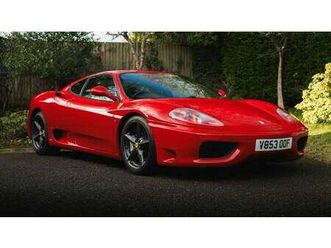 1999 ferrari 360 modena f1 vente aux enchères