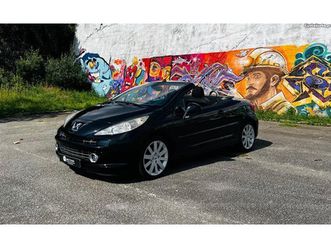peugeot 207 cc 1.6 hdi 110cv - nacional - garantia setembro/07