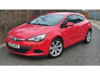 2016 vauxhall astra gtc 1.4i turbo sport euro 6 (start/stop) 3dr hatchback petrol manual