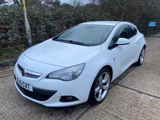 2015 vauxhall astra gtc 1.4t 16v sri 3dr white years mot warranty psh hpi clear hatchback petrol ...