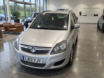 2013 vauxhall zafira 1.7 cdti ecoflex exclusiv [110] 5dr mpv diesel manual