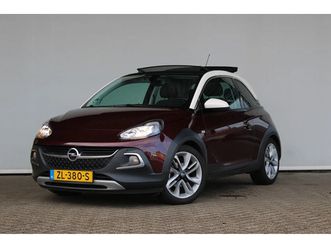 opel adam benzine hatchback 1.0 turbo rocks unlimited | navigatie | cruise control | stoel- & stuurverwarming | elektrisch vouwdak | climate control |