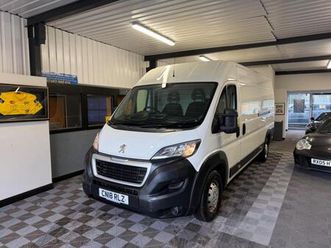 2018 peugeot boxer 2.0 bluehdi h2 professional van 130ps panel van diesel manual