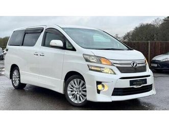 2012 toyota vellfire 240s z edition 7 seater mpv petrol automatic