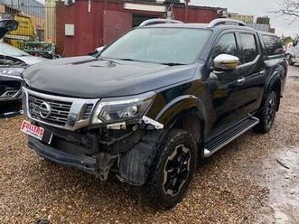 2021 nissan navara double cab pick up tekna 2.3dci 190 tt 4wd auto damaged repairable salvage pic...
