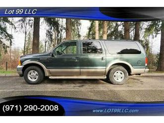 2001 ford excursion limited v8 5.4l auto leather 3 row seating suv