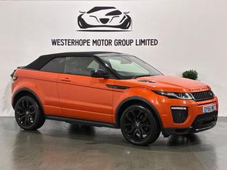 2016 land rover range rover evoque 2.0 td4 hse dynamic 2dr auto convertible diesel automatic