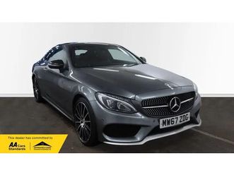 mercedes-benz c class 3.0 c43 v6 amg (premium) coupe 2dr petrol g-tronic+ 4matic euro 6 (s/s) (367 ps) coupe 2017, 68800 miles, £21750 - 33154526 - exchangeandm