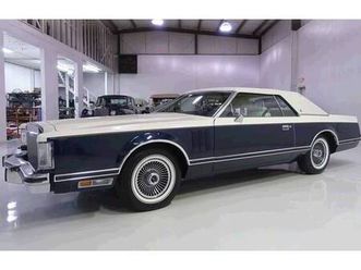 1979 lincoln continental mk v – bill blass designer edition
