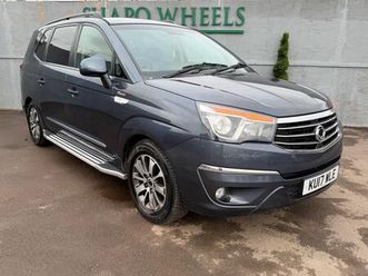 kgm / ssangyong turismo 2.2d elx t-tronic 4wd selectable euro 6 5dr