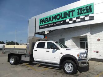 2022 ram 5500 crew cab 4x4 diesel 12ft aluminum dump box