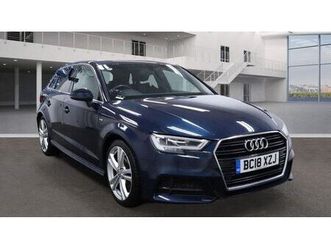 2018 audi a3 1.5 35 tfsi s line sportback 5d tronic