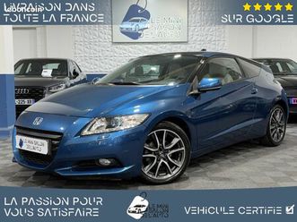 honda cr-z 1.5 i-vtec 124 gt-36.089km-1ère main-historique limpide honda-toit panoramique-sièges sport chauffants-cuir intégral blanc-xénons-jantes 17