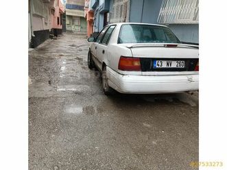 sahibinden hyundai excel 1.5 gls 1991 model adana 33.000 km beyaz - 37533273 | arabam.com