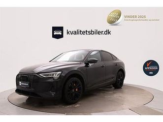 audi e-tron 55 black edition s-line sportback quattro 5d
