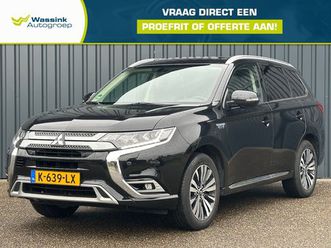 mitsubishi outlander - 2.4 phev 240pk 4wd aut intense+ i open dak i stoel/stuurverwarming i led verlichting i nav