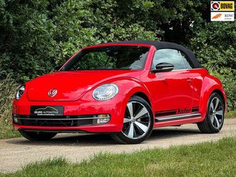 volkswagen beetle cabriolet - 1.4 tsi sport dsg automaat | ecc | cc | navigatie | leder | stoelverw. | windscherm | pdc