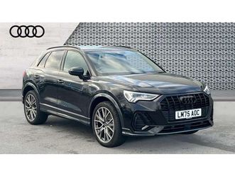 audi q3 35 tfsi black edition 5dr s tronic [tech pro] suv 2025, 1735 miles, £35250 - 33155450 - exchangeandmart.co.uk