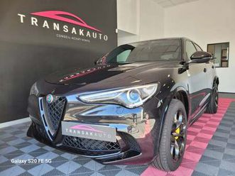 alfa romeo stelvio my20 2.9 v6 510 ch q4 at8 quadrifoglio verde carte grise francaise / ecomalus paye