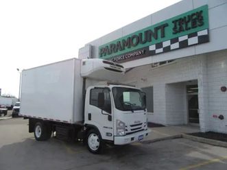 2020 isuzu nrr diesel 14ft thermoking t-580r low temp reefer