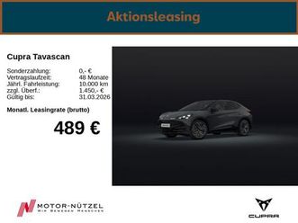 cupra tavascan elektromotor vz automatik