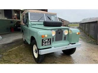 1962 land rover series 2a *galv chassis & full electric* (owj) a vendre