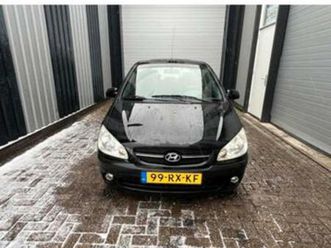 hyundai getz 1.4 5drs 2005 zwart — hyundai — marktplaats