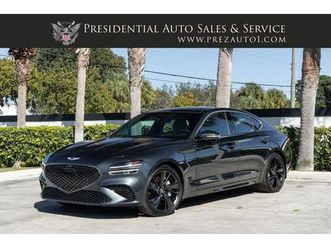 used 2023 genesis g70 3.3t rwd
