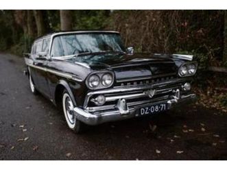 mooie amc rambler ambassador 1958 instappen en wegrijden — oldtimers — marktplaats