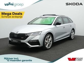 skoda octavia combi 1.4 tsi 245 pk dsg rs iv phev business | panoramadak | head-up display | matrix led | stuur-/stoelverwarming | achteruitrijcamera