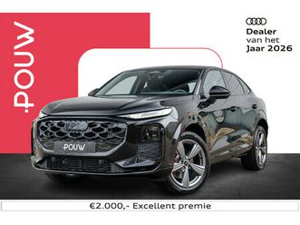 audi q3 sportback 1.5 272pk 200kw e-hybrid s edition | trekhaak pakket | techniek pakket pro