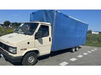 laweta fiat ducato 1991r, ładowność 1750kg hak 3t podwójna oś bliżniak kietrz • olx.pl