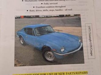 rare find nineteen seventy three triumph g t six m k three