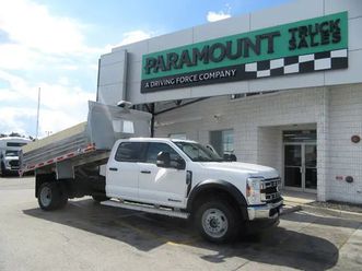 2024 ford f-550 crew cab 4x4 diesel elo quip aluminum dump box