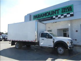 2024 ford f-550 diesel 4x4 reg cab 16ft aluminum box & ramp