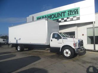 2022 ford super duty f-750 tractor diesel 26 ft aluminum box & l