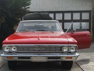 1966 chevrolet malibu v-8, 4 speed convertible